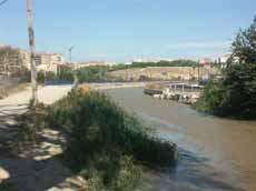 Fotograf�a que muestra el nuevo cauce del canal.
