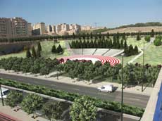 Infograf�a del futuro estado de la zona norte tras su adecuaci�n.