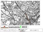Plano que muestra el entorno del canal Imperial de Arag�n entre r�o Huerva y V�a Ib�rica y la zona de actuaci�n para su remodelaci�n.
