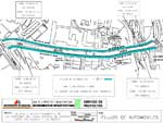 Plano que muestra el flujo de veh�culos por el Paseo de Arag�n y el Paseo Infantes de Espa�a, tomando los datos en d�as laborales.
