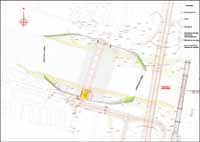 Plano en planta del Azud