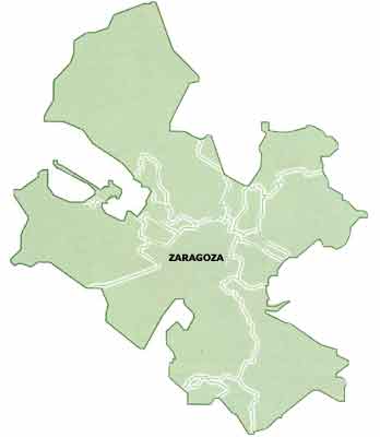 Mapa de Zaragoza