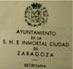 Membrete del Ayuntamiento de Zaragoza