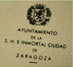 Membrete del Ayuntamiento de Zaragoza
