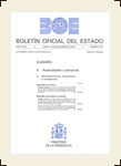 Bolet�n Oficial del Estado