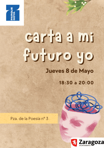 Carta a mi futuro yo. Agenda Juvenil Zaragoza. Ayuntamiento de Zaragoza
