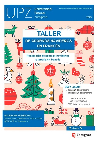 TALLER DE ADORNOS NAVIDEÑOS