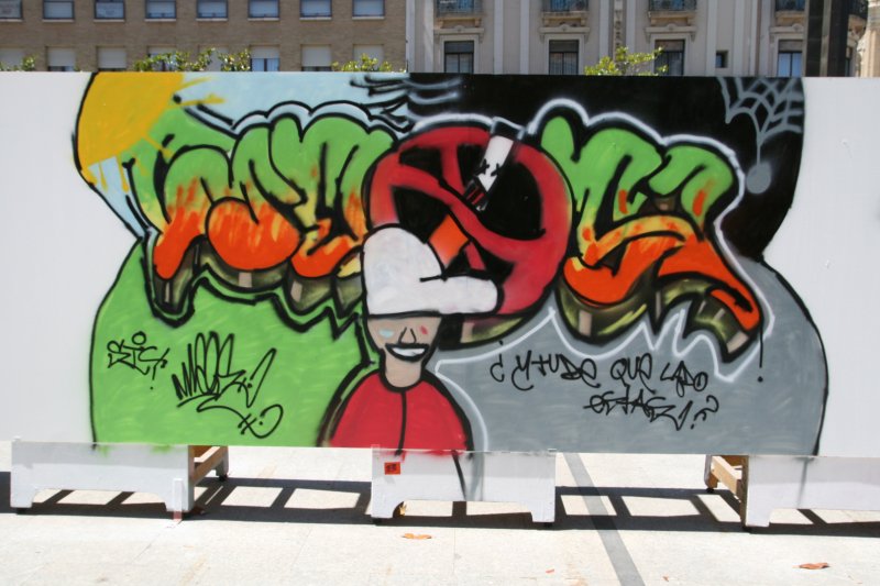 Fotograf�a del Grafiti de Alberto Lopez Garate