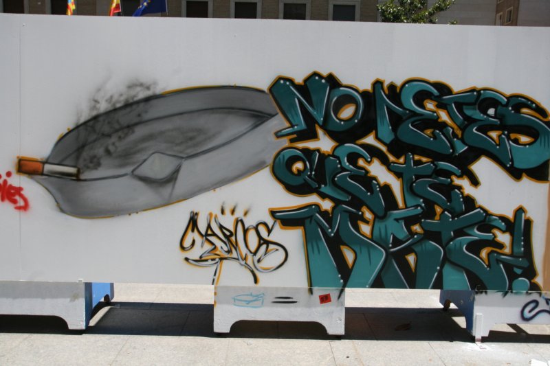 Fotograf�a del Grafiti de Marcos Belsue Navarro