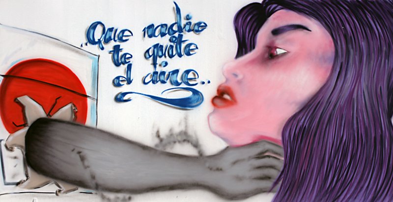 Fotograf�a del Grafiti de Laura Pascual Morte