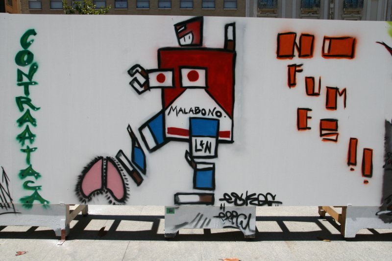 Fotograf�a del Grafiti de Ignacio Cond�n Mart�nez