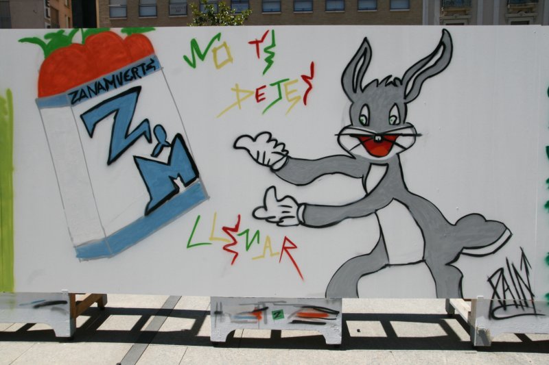 Fotograf�a del Grafiti de Jose Gutierrez Ari�o