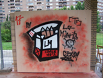 Fotograf�a del Grafiti de Hector Aguilar Purroi