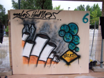 Fotograf�a del Grafiti de Miguel Iba�ez Garcia