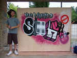 Fotograf�a del Grafiti de Miguel Latorre Guerrero