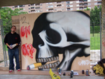 Fotograf�a del Grafiti de Roberto Roy
