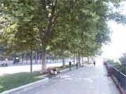 Fotograf�a del paseo Echegaray en la zona de la Bas�lica del Pilar.