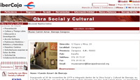 P�gina inicial de informaci�n del museo