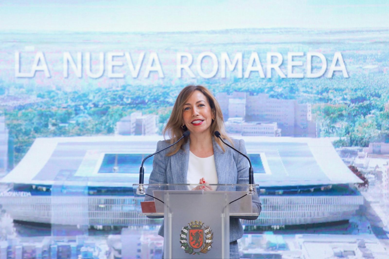 alcaldesa presentacion proyecto romareda