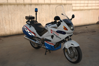 Motocicleta de la Policía Local