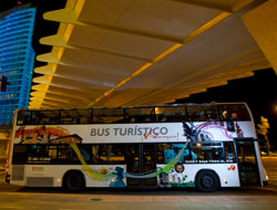 bus tur�stico nocturno