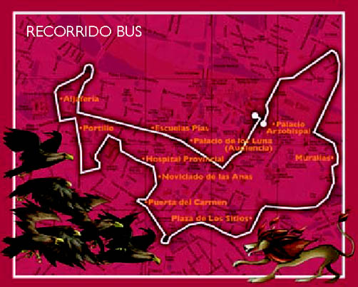 Itinerario bus emocion sitios