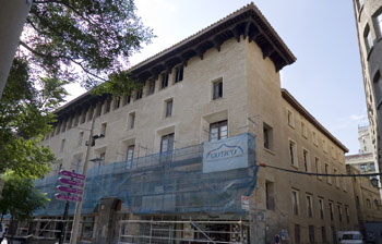 Vista del edificio rehabilitado