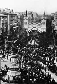 Desfile en el Paseo de la Independencia