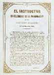A.M.Z. El Instructor, 12 de mayo de 1856. En celebridad de la inauguraci�n. Ferro-carril de Zaragoza.