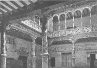 A.M.Z. Sign. 0859. Patio de la Infanta procedente de la desaparecida Casa de Zaporta, Zaragoza. [1894]