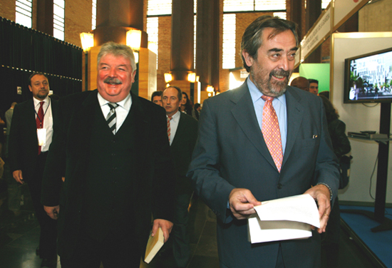 Juan Alberto Belloch a su llegada