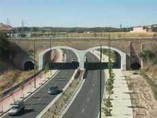 Fotograf�a del estado actual del acueducto fundacional. 