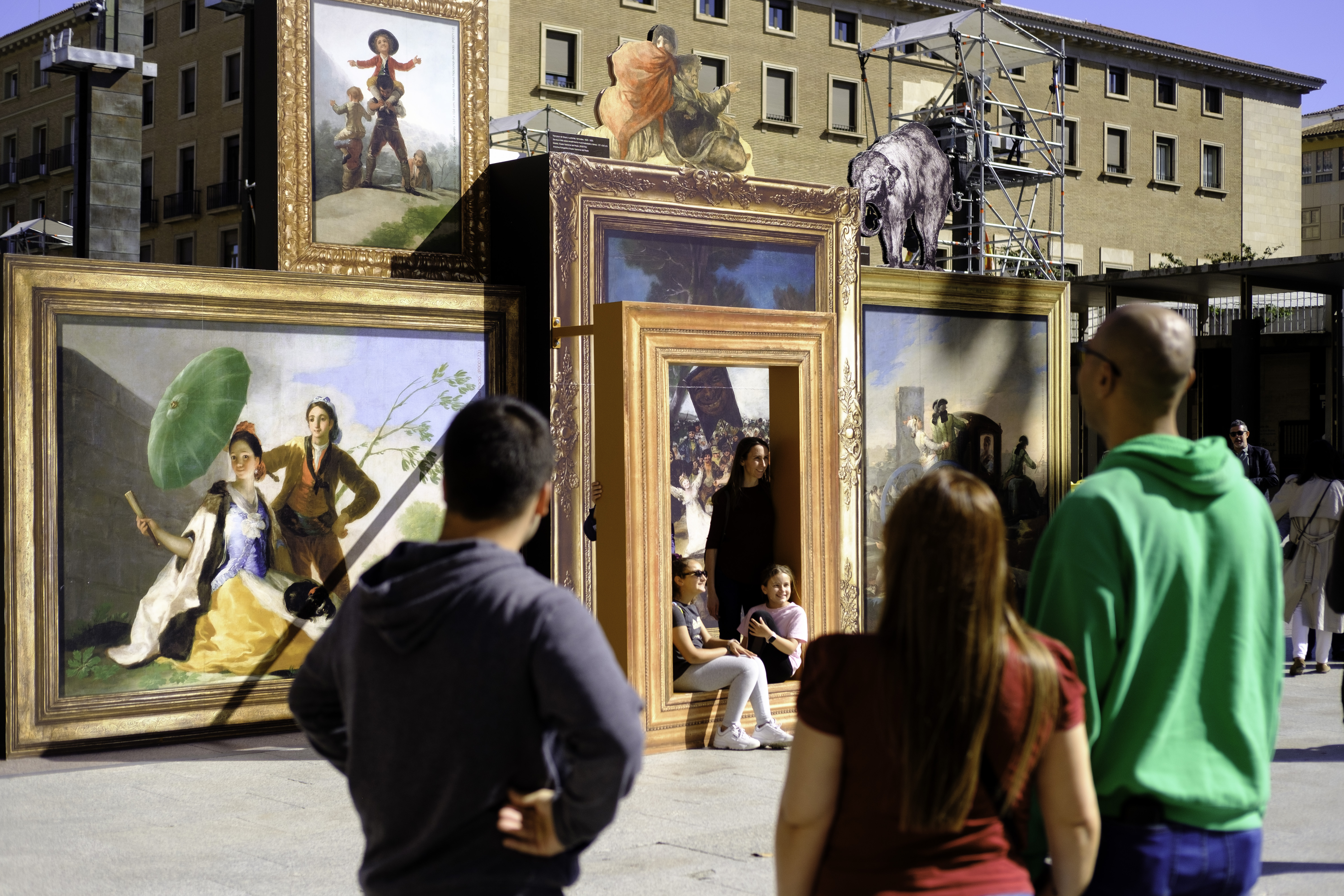 Fondo de cuadros de Goya