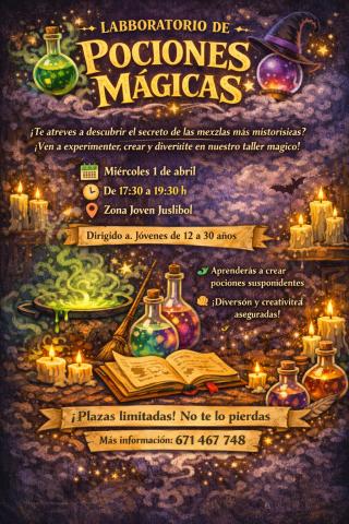 Laboratorio de pociones mágicas