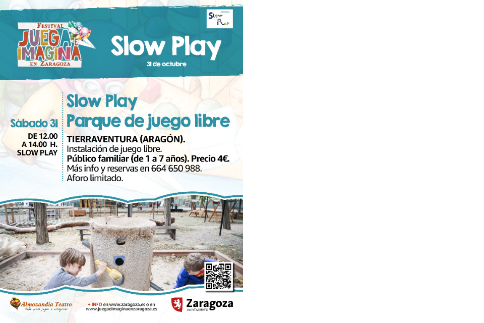 JUEGA E IMAGINA 2026: SLOWPLAY- PARQUE DE JUEGO LIBRE. Tierraventura (Aragón)