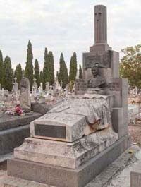 Sepultura de Florentino Ballester. Ballesteros