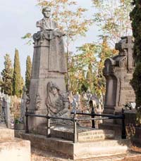 Sepultura de Jaime Ballesteros. Herrerin