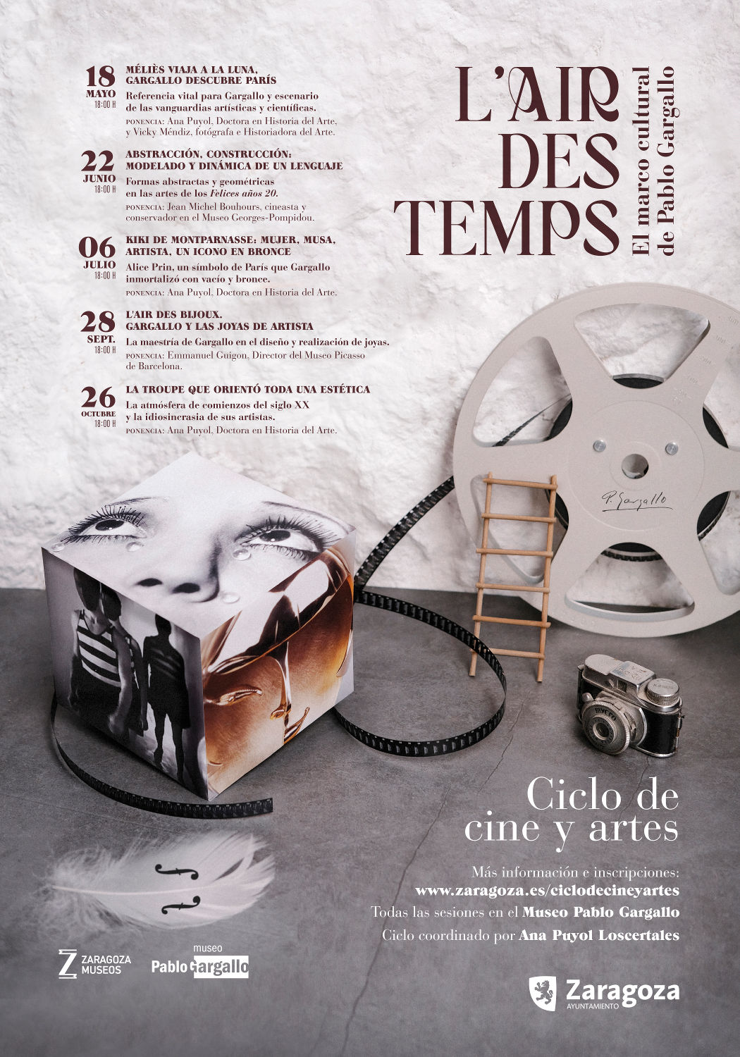 Cartel ciclo cine y artes