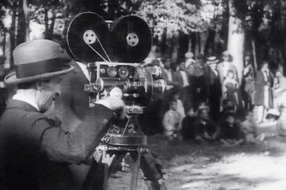 Operadores de la Fox en su visita a Zaragoza