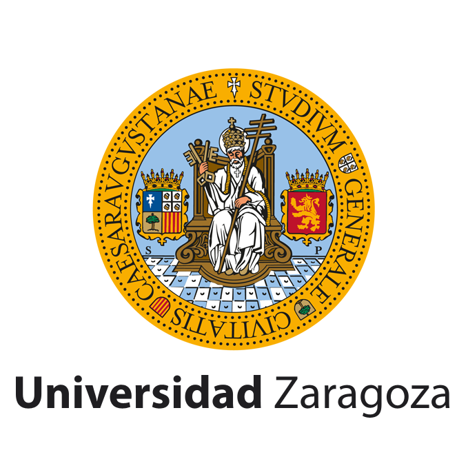 Logo solemne de la Universidad de Zaragoza con San Braulio a todo color