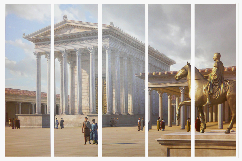 Marcapáginas serie Foro de Caesaraugusta