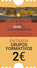 Ruta Caesaraugusta. Entrada grupos formativos 2 euros