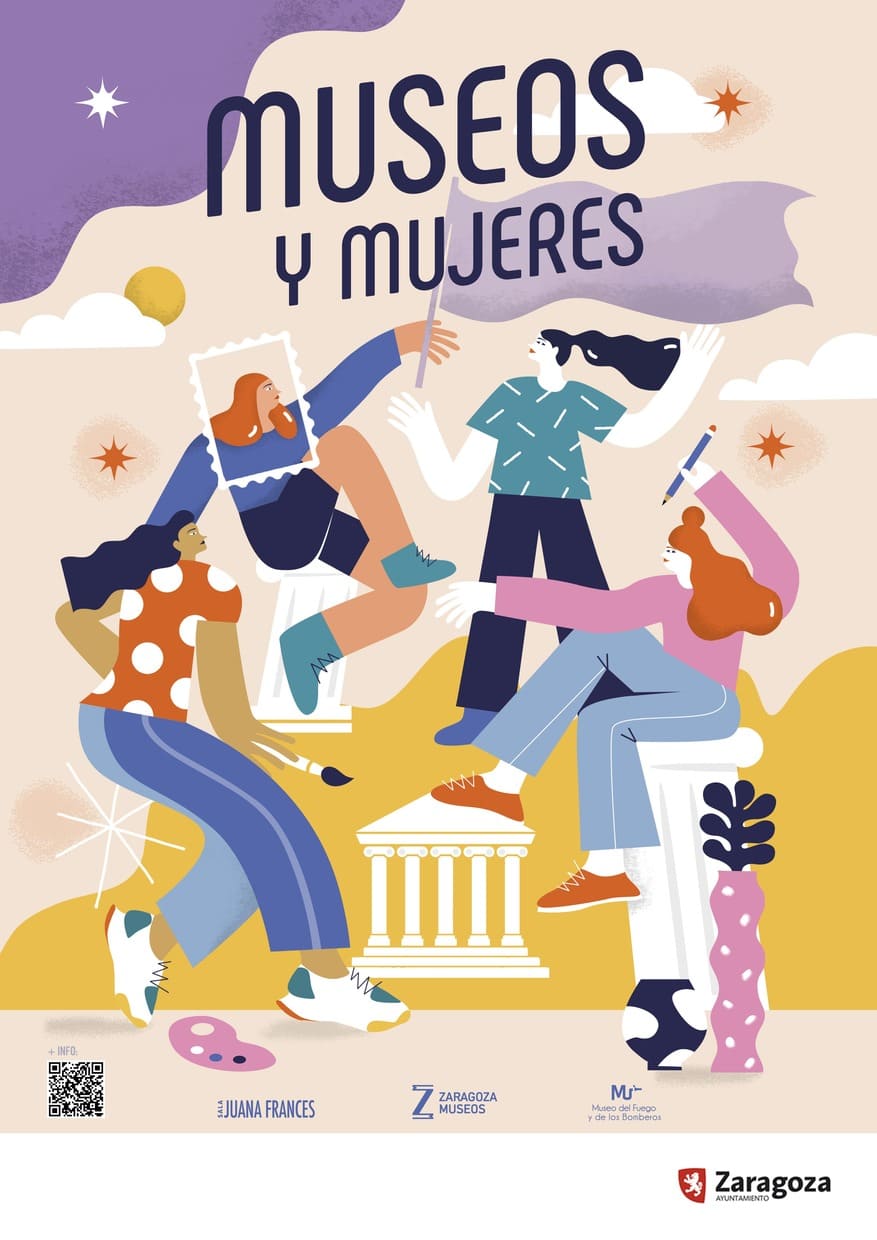 Cartel Museos y mujeres
