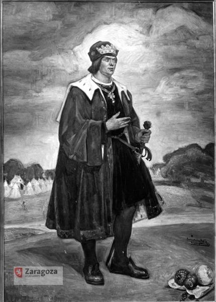 Retrato pintadp por Marín Bagüés