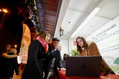 Inauguración caseta bosque zaragozanos