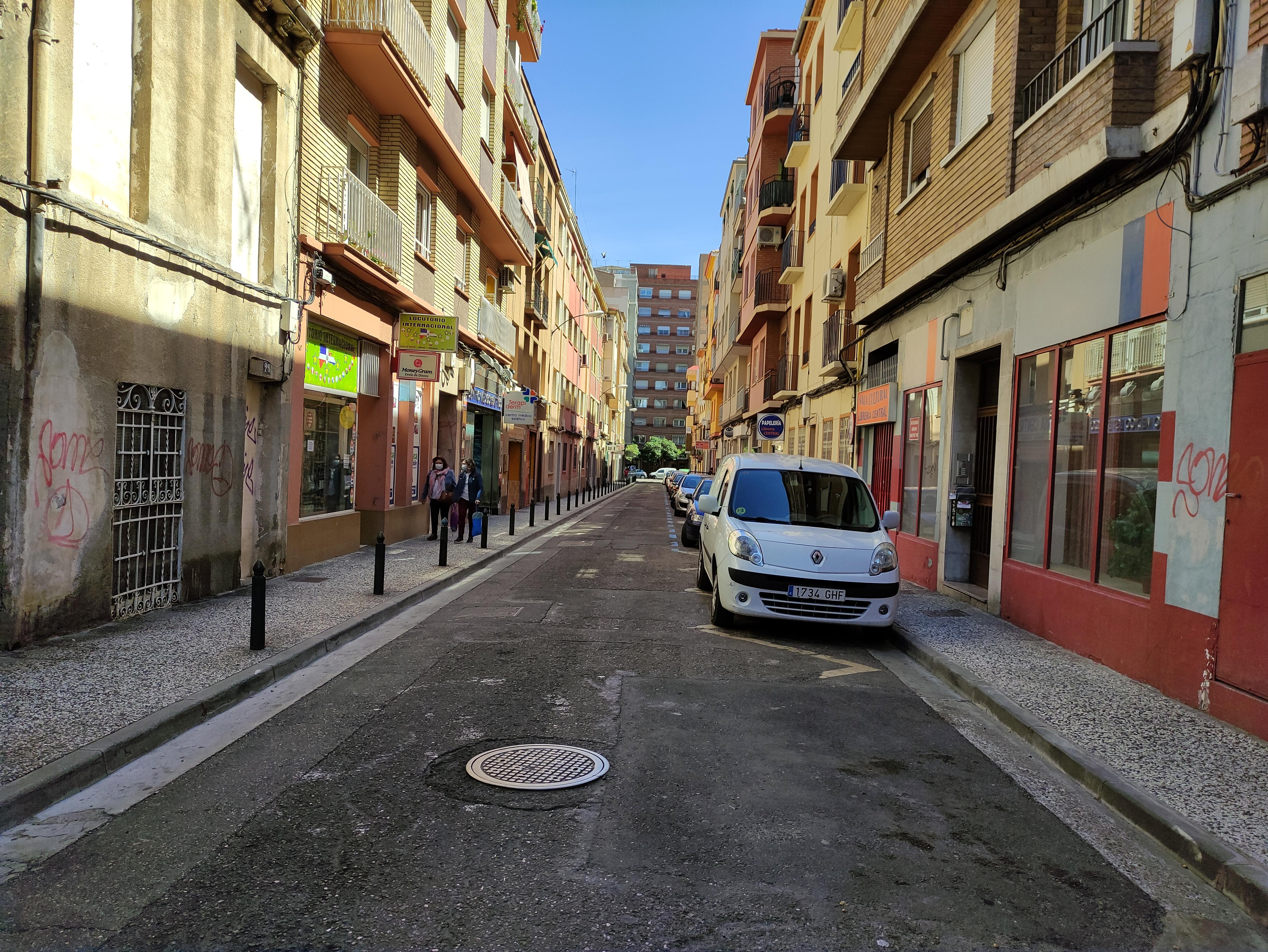 La calle Concepción Arenal antes de su reforma