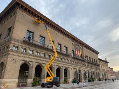 Foto alumbrado ayuntamiento