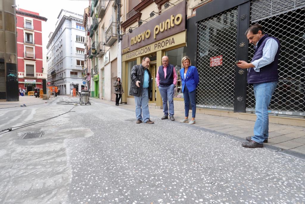 Obras de mejora de accesibilidad de la calle Del Pino