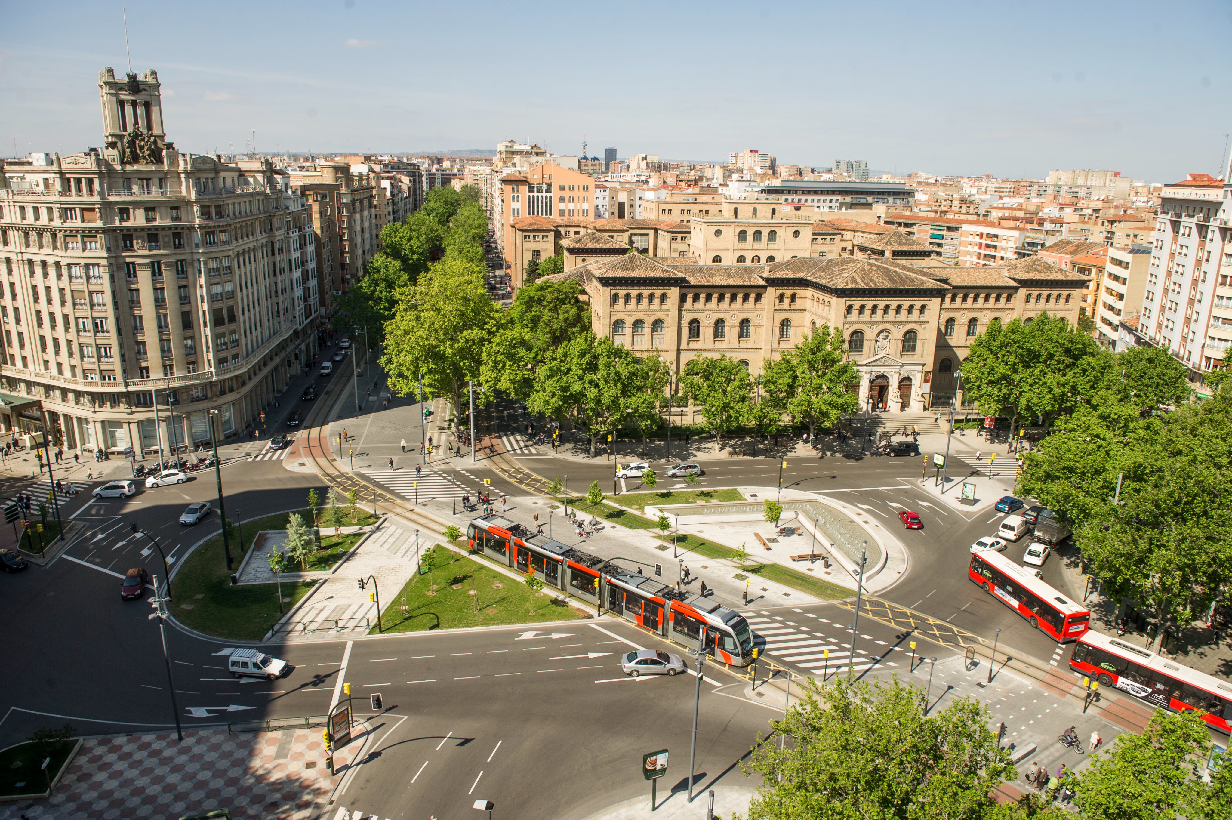 Pulsa para ver la imagen en grande: Vista de la ciudad de Zaragoza