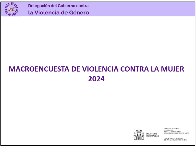Macroencuesta de violencia contra la mujer